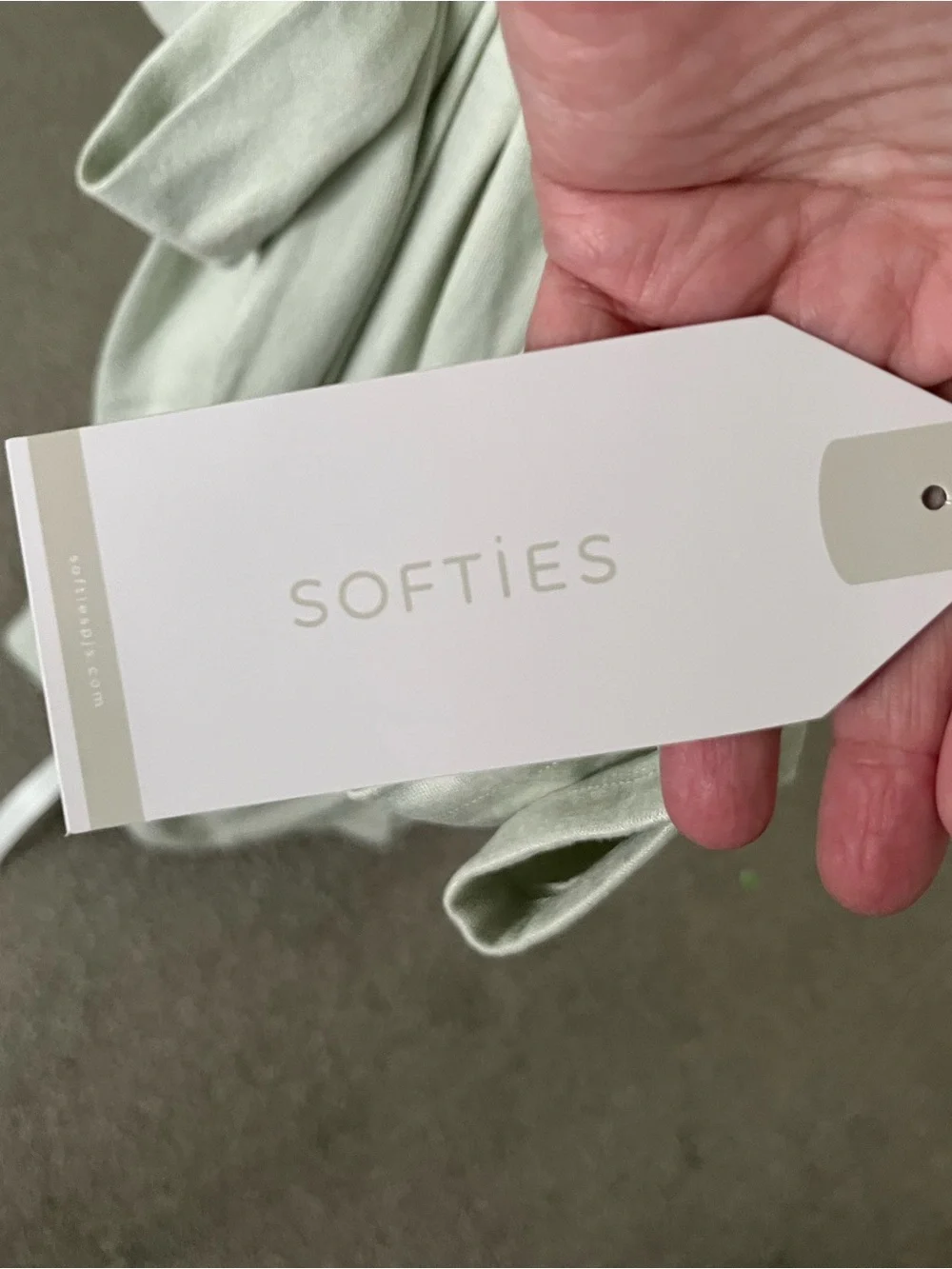 NWT Softies Dream Shawl Collar Robe in Light Sage - Size 2X/3X - Picture 7 of 11